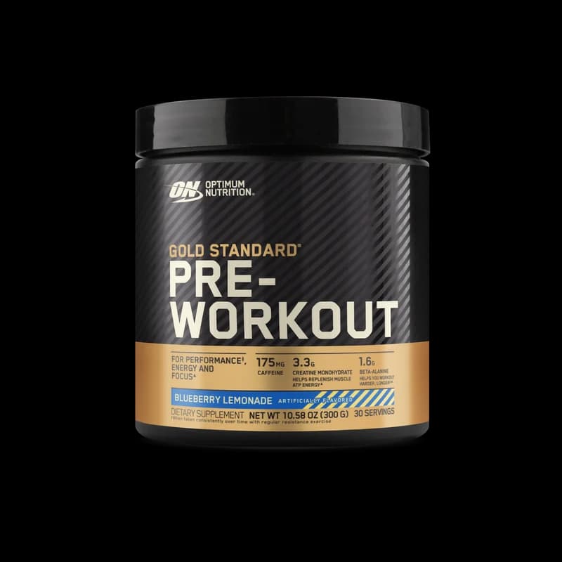 Pre-workout supplement tub